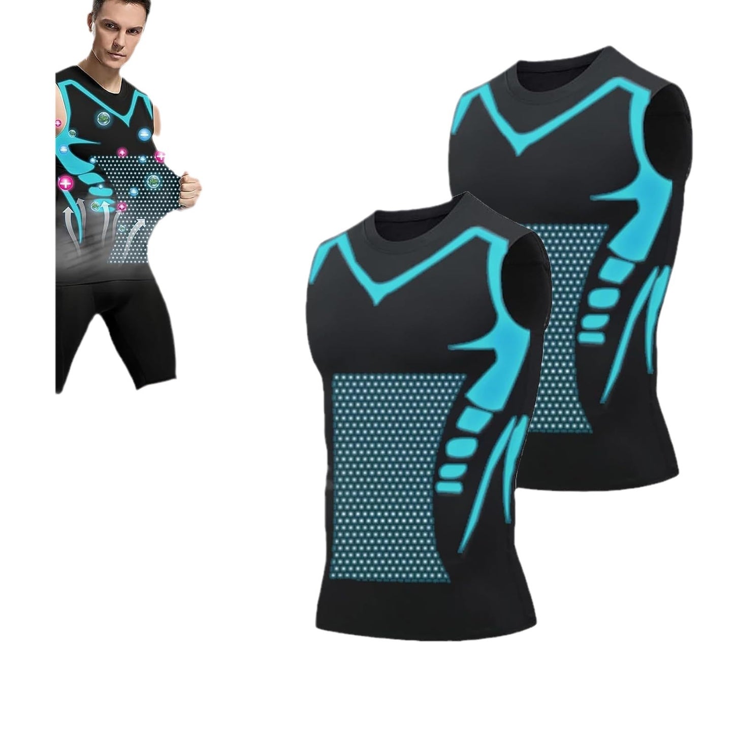 Mens Quick-Dry Breathable Fitness Vest