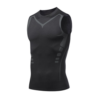Mens Quick-Dry Breathable Fitness Vest