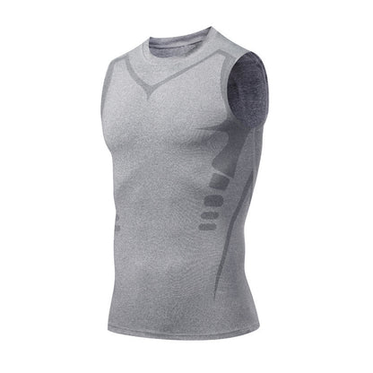 Mens Quick-Dry Breathable Fitness Vest